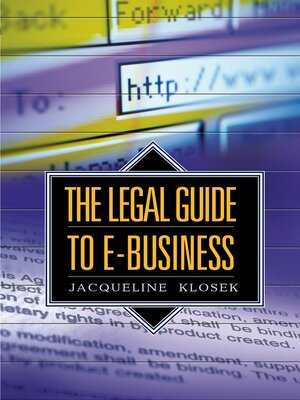 cover image of The Legal Guide to E-Business